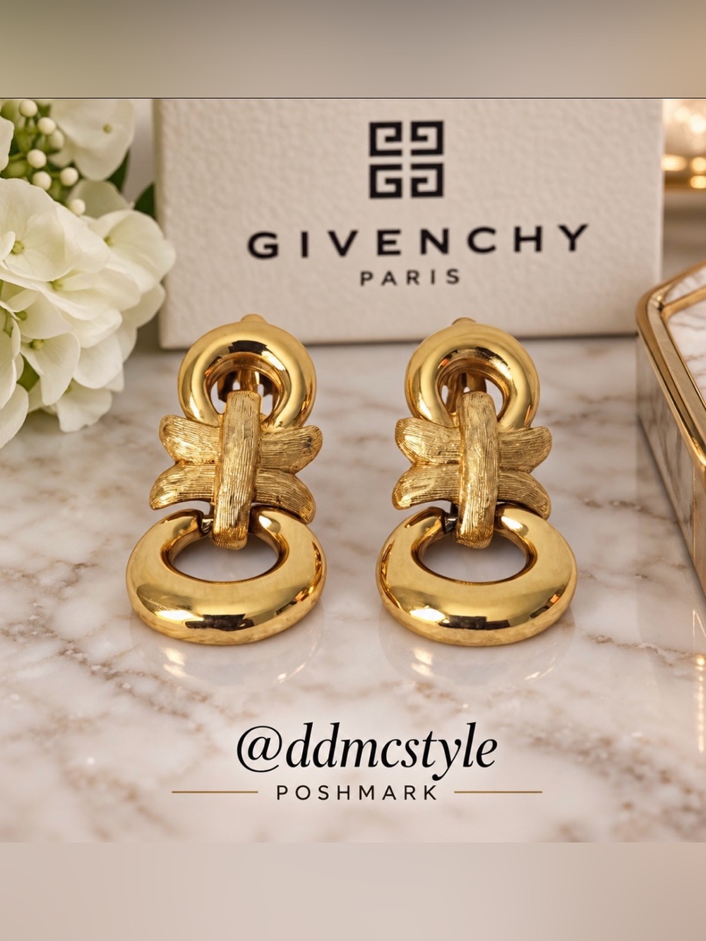 GIVENCHY Gold-Tone Earrings